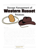 Storage Management of Western Russet Potatoes