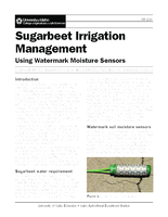 Sugarbeet Irrigation Management Using Watermark Moisture Sensors