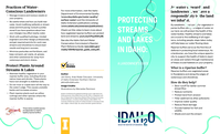 Protecting Streams and Lakes in Idaho: A Landowner's Guide