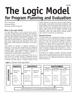 Logic Model for Program Planning and Evaluation