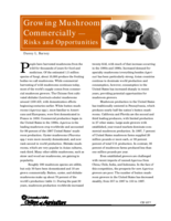 Growing Mushrooms Commercially-Risks and Opportunities
