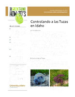 Controlando a las Tuzas en Idaho