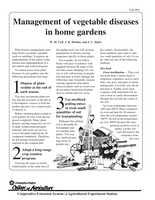 Management of Vegetable Diseases in Home Gardens