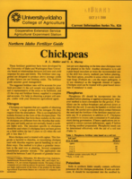 Northern Idaho Fertilizer Guide: Chickpeas