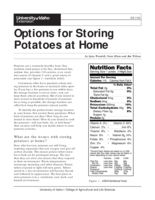Options for Storing Potatoes at Home