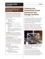 Cleaning and Disinfecting Potato Equipment and Storage Facilities