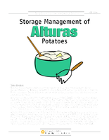 Storage Management of Alturas Potatoes