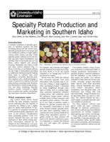 Specialty Potato Production and Marketing in Southern Idaho