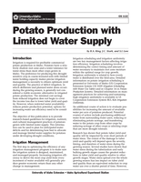 Potato Production with Limited Water Supply