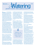 Watering Home Lawns and Landscapes