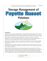 Storage Management of Payette Russet Potatoes