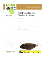 Controlando a los Topillos en Idaho