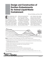 Design and Construction of Earthen Embankments for Animal Liquid-Waste Containment