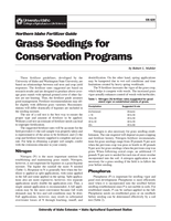 Northern Idaho Fertilizer Guide: Grass Seedings for Conservation Programs