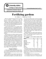 Fertilizing Gardens