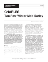 Charles Two-Row Winter Malt Barley