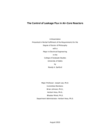 The Control of Leakage Flux in Air-Core Reactors