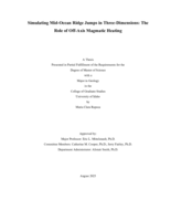 Simulating Mid-Ocean Ridge Jumps in Three-Dimensions: The Role of Off-Axis Magmatic Heating