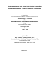 Understanding the Role of the DNA Binding Protein Euo on the Developmental Cycle of Chlamydia trachomatis.