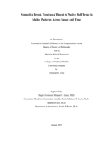 Nonnative Brook Trout as a Threat to Native Bull Trout in Idaho: Patterns Across Space and Time