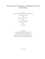 The Economics of PVY Control: Efficiency and Willingness to Pay in Seed Potato Production