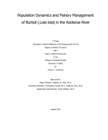 Population Dynamics and Fishery Management of Burbot (Lota lota) in the Kootenai River