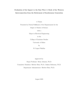 Evaluation of the Impact to the East West A Mode of the Western Interconnection from the Retirement of Synchronous Generation