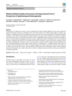 Wetland Habitat Quality Assessment and Improvement From A Perspective of Spatiotemporal Heterogeneity