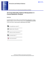 Terrorism Mortality Salience Manipulation: A Causal Mediation Analysis