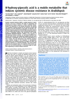 N-hydroxy-pipecolic acid is a mobile metabolite that induces systemic disease resistance in Arabidopsis