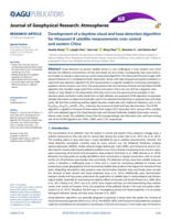 Development of a daytime cloud and haze detection algorithm for Himawari‐8 satellite measurements over central and eastern China