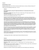 Session Suicide Impact on Youth