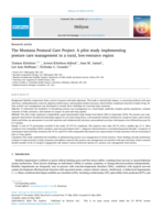 The Montana Postural Care Project: A pilot study implementing posture care management in a rural, low-resource region