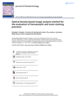 Optical density-based image analysis method for the evaluation of hematoxylin and eosin staining precision