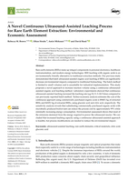 A Novel Continuous Ultrasound-Assisted Leaching Process for Rare Earth Element Extraction: Environmental and Economic Assessment