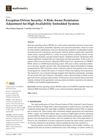 Exception-Driven Security: A Risk-Aware Permission Adjustment for High-Availability Embedded Systems