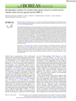 Stratigraphic evidence for modern‐like glacier extents in south‐central Alaska within the last glacial period ( MIS 3)