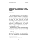 Revisiting Palazzolo v. Rhode Island: The Blurry Lines Between Ripeness and Standing that Enable Windfalls