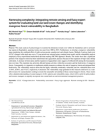Harnessing complexity: integrating remote sensing and fuzzy expert system for evaluating land use land cover changes and identifying mangrove forest vulnerability in Bangladesh