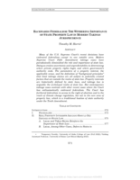 BACKWARDS FEDERALISM: THE WITHERING IMPORTANCE OF STATE PROPERTY LAW IN MODERN TAKINGS JURISPRUDENCE