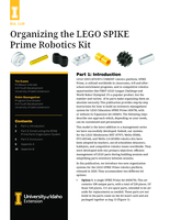 Organizing the LEGO SPIKE Prime Robotics Kit