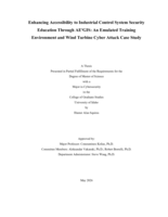 Enhancing Accessibility to Industrial Control System Security Education Through AE³GIS: An Emulated Training Environment and Wind Turbine Cyber Attack Case Study