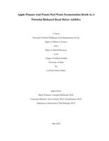 Apple Pomace And Potato Peel Waste Fermentation Broth As Potential Biobased Road Deicer Additive