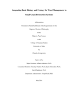 Integrating Basic Biology and Ecology for Weed Management in Small Grain Production Systems