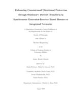 Enhancing Conventional Directional Protection through Stationary Wavelet Transform in SG-IBR Integrated Networks