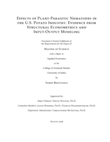 Effects of Plant-Parasitic Nematodes in the U.S. Potato Industry: Evidence from Structural Econometrics and Input–Output Modeling