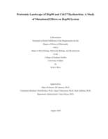 Proteomic Landscape of Hsp90 and Cdc37 Dysfunction: A Study of Mutational Effects on Hsp90 System
